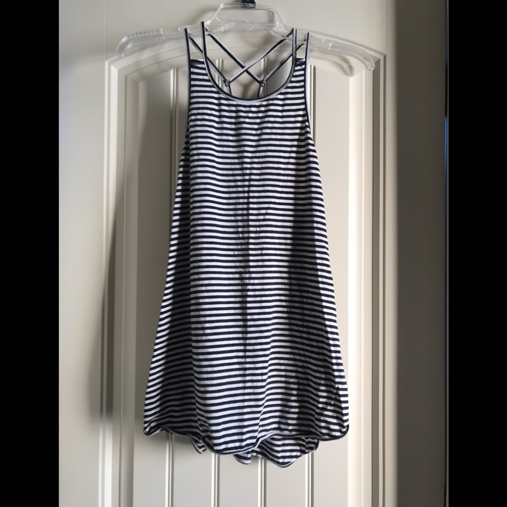 Calia t-back tunic length tank